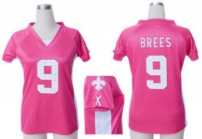 Jerseys Factory Cheap Nike Saints #9 Drew Brees Pink Draft Him N