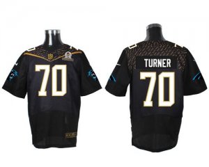 Jerseys Factory Cheap Nike Panthers #70 Trai Turner Black 2016 P