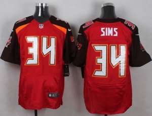 Jerseys Factory Cheap Nike Buccaneers #34 Charles Sims Red Team