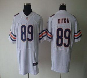 Jerseys Factory Cheap Nike Bears #89 Mike Ditka White Men's Stit