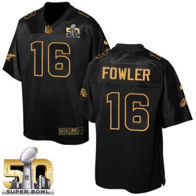 Jerseys Factory Cheap Nike Broncos #16 Bennie Fowler Black Super