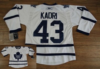 Jerseys Factory Cheap Maple Leafs #43 Nazem Kadri Embroidered Wh
