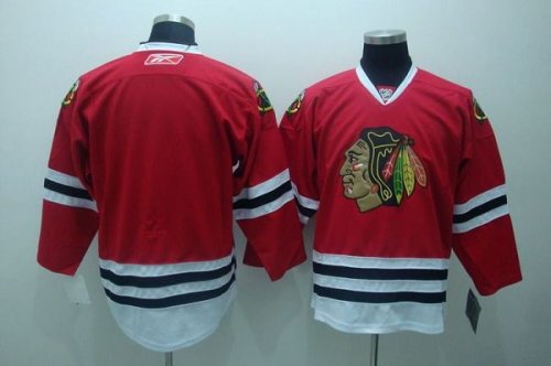 Jerseys Factory Cheap Blackhawks Embroidered Blank Red NHL Jerse