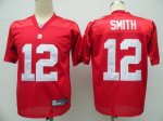 Jerseys Factory Cheap Giants #12 Steve Smith Red Stitched NFL Je