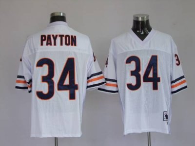 Jerseys Factory Cheap Mitchell & Ness Bears #34 Walter Payton Wh