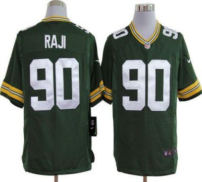 Jerseys Factory Cheap Nike Packers #90 B.J. Raji Green Team Colo