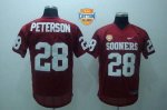 Jerseys Factory Cheap Sooners #28 Adrian Peterson Red AT&T Cotto