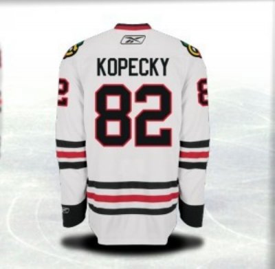 Jerseys Factory Cheap Blackhawks #82 Tomas Kopecky Embroidered W