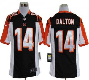 Jerseys Factory Cheap Nike Bengals #14 Andy Dalton Black Team Co