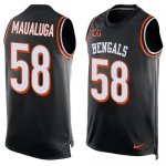 Jerseys Factory Cheap Nike Bengals #58 Rey Maualuga Black Team C