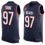 Jerseys Factory Cheap Nike Bears #97 Willie Young Navy Blue Team