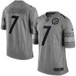 Jerseys Factory Cheap Nike Steelers #7 Ben Roethlisberger Gray M