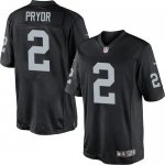 Jerseys Factory Cheap Nike Raiders #2 Terrelle Pryor Black Team