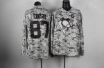 Jerseys Factory Cheap Penguins #87 Sidney Crosby Camo Embroidere
