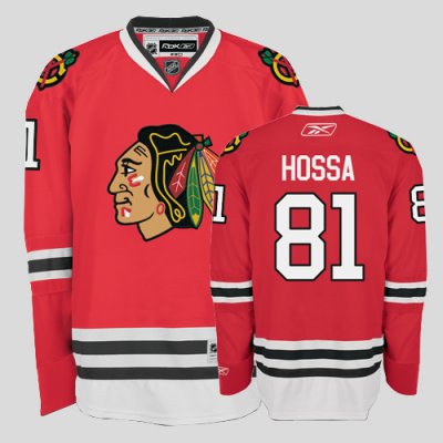 Jerseys Factory Cheap Blackhawks #81 Marian Hossa Embroidered Re