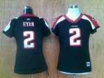 Jerseys Factory Cheap Falcons #2 Matt Ryan Black Women's Field F