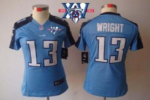 Jerseys Factory Cheap Nike Titans #13 Kendall Wright Light Blue