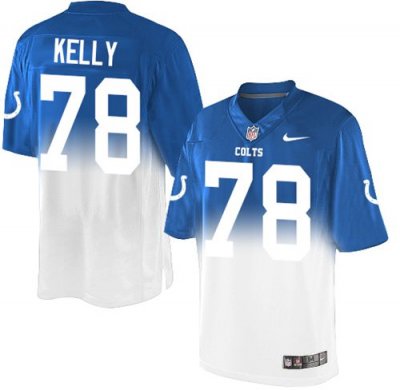 Jerseys Factory Cheap Nike Colts #78 Ryan Kelly Royal Blue/White