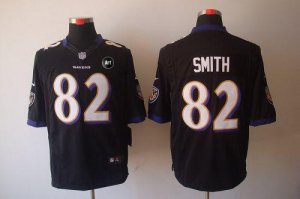 Jerseys Factory Cheap Nike Ravens #82 Torrey Smith Black Alterna