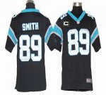 Jerseys Factory Cheap Nike Panthers #89 Steve Smith Black Team C