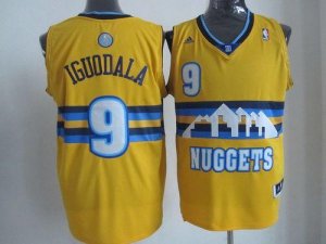 Jerseys Factory Cheap Nuggets #9 Andre Iguodala Yellow Alternate
