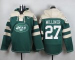Jerseys Factory Cheap Nike Jets #27 Dee Milliner Green Player Pu