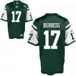 Jerseys Factory Cheap Jets #17 Plaxico Burress Green Embroidered