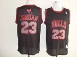 Jerseys Factory Cheap Bulls #23 Michael Jordan Black Graystone F