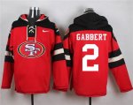 Jerseys Factory Cheap Nike 49ers #2 Blaine Gabbert Red Player Pu