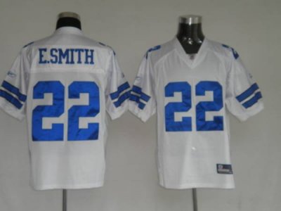 Jerseys Factory Cheap Cowboys #22 Emmitt Smith White Stitched NF