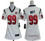 Jerseys Factory Cheap Nike Texans #99 J.J. Watt White With 10th