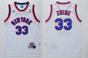 Jerseys Factory Cheap Knicks #33 Patrick Ewing White Throwback S
