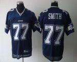 Jerseys Factory Cheap Cowboys #77 Tyron Smith Blue Stitched NFL