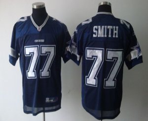 Jerseys Factory Cheap Cowboys #77 Tyron Smith Blue Stitched NFL