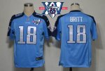 Jerseys Factory Cheap Nike Titans #18 Kenny Britt Light Blue Tea