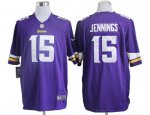 Jerseys Factory Cheap Nike Vikings #15 Greg Jennings Purple Team