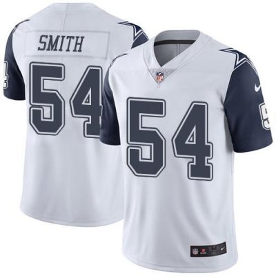 Jerseys Factory Cheap Nike Cowboys #54 Jaylon Smith White Men's