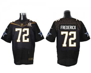 Jerseys Factory Cheap Nike Cowboys #72 Travis Frederick Black 20