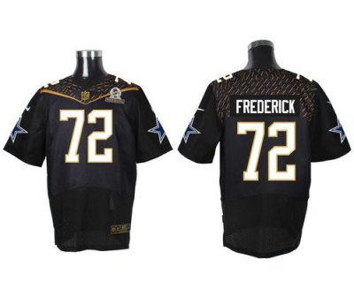 Jerseys Factory Cheap Nike Cowboys #72 Travis Frederick Black 20