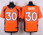 Jerseys Factory Cheap Nike Broncos #30 Terrell Davis Orange Team