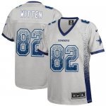 Jerseys Factory Cheap Nike Cowboys #82 Jason Witten Grey Women's