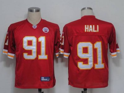 Jerseys Factory Cheap Chiefs #91 Tamba Hali Red Stitched NFL Jer