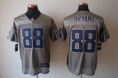 Jerseys Factory Cheap Nike Cowboys #88 Dez Bryant Grey Shadow Me