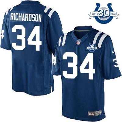 Jerseys Factory Cheap Nike Colts #34 Trent Richardson Royal Blue