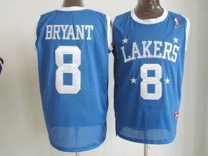 Jerseys Factory Cheap Lakers #8 Kobe Bryant Blue Stitched Throwb