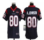 Jerseys Factory Cheap Nike Texans #80 Andre Johnson Navy Blue Te