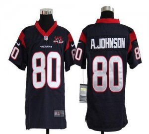 Jerseys Factory Cheap Nike Texans #80 Andre Johnson Navy Blue Te