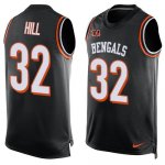 Jerseys Factory Cheap Nike Bengals #32 Jeremy Hill Black Team Co