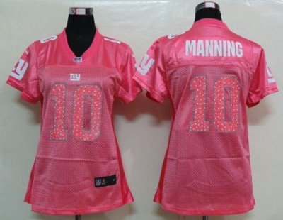 Jerseys Factory Cheap Nike Giants #10 Eli Manning Pink Sweethear
