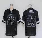 Jerseys Factory Cheap Redskins #23 DeAngelo Hall Black Shadow St